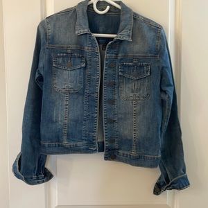 Kut from the Kloth Medium Wash Denim Jacket Size Small